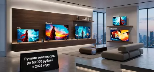 Лучшие телевизоры до 50 000 рублей в 2026 году