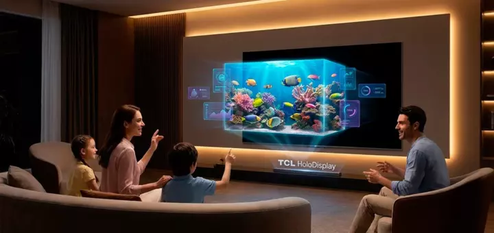 TCL представила первый телевизор с технологией HoloDisplay