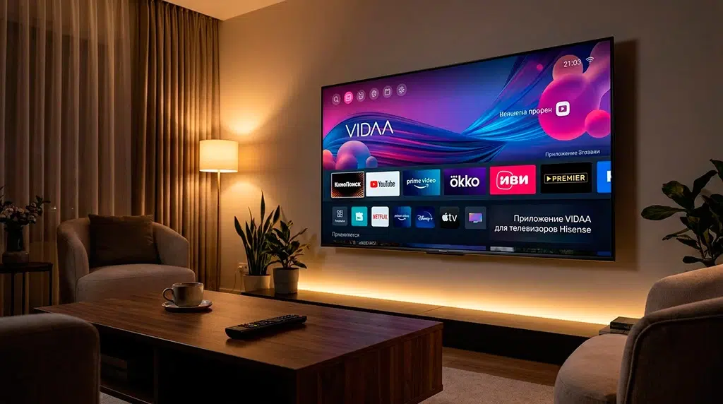 Приложение VIDAA для телевизоров Hisense