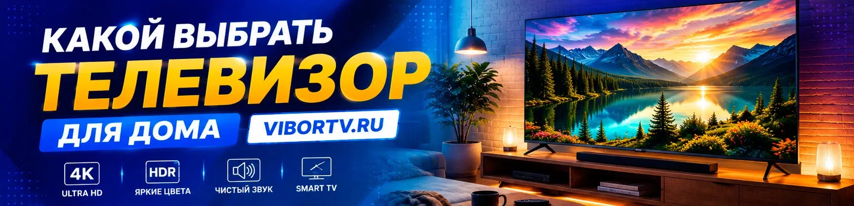Какой выбрать телевизор для дома - ViborTV.ru