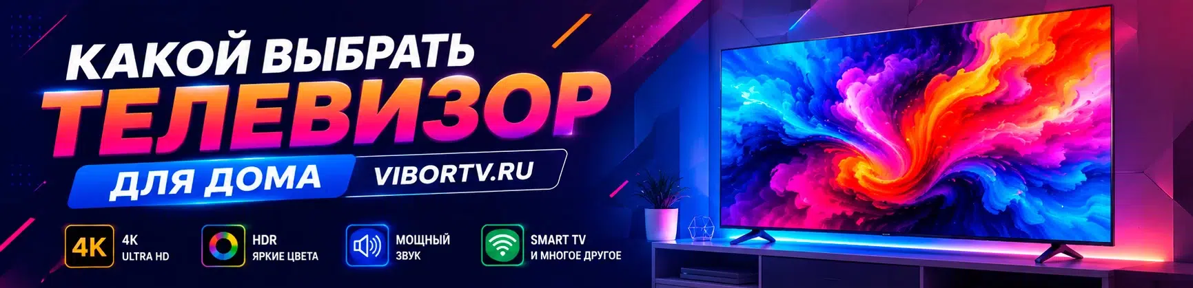 Какой выбрать телевизор для дома - ViborTV.ru