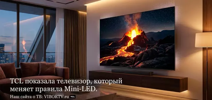 TCL показала телевизор, который меняет правила Mini-LED