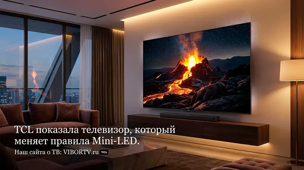 TCL показала телевизор, который меняет правила Mini-LED